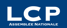 Logo LCP (LA CHAÎNE PARLEMENTAIRE)-ASSEMBLÉE NATIONALE